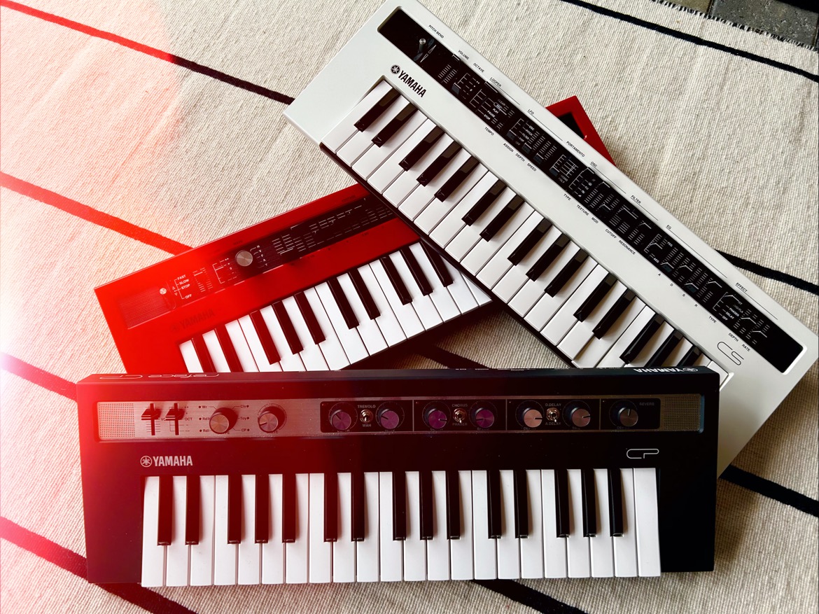 Three small keyboards